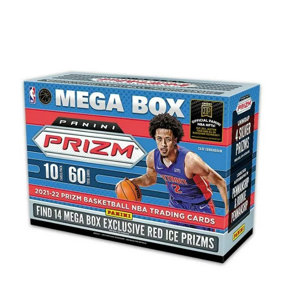 Panini 2021-22 NBA Prizm Basketball Mega Box (Red Ice Prizm)